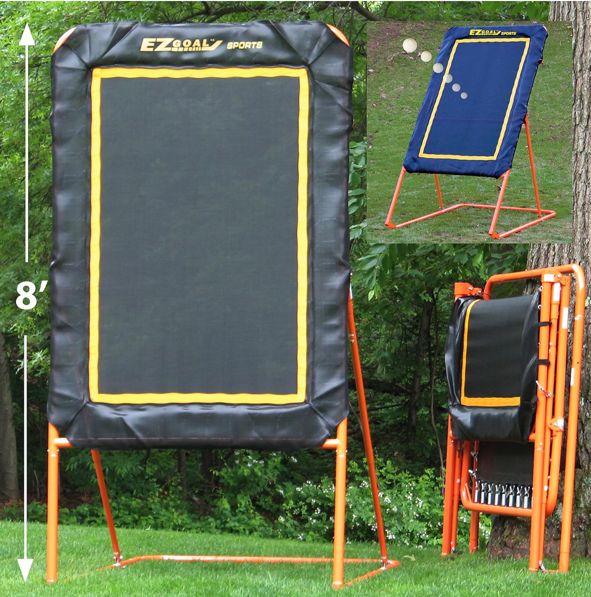 EZ Goal Professional Folding Lacrosse Throwback Rebounder - Product Photo